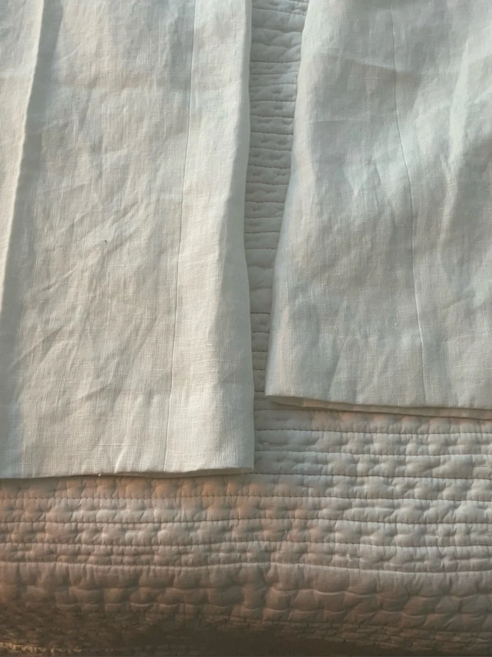 Ralph Lauren White Linen Trousers
